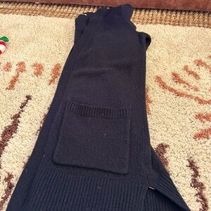 Black long cardigan